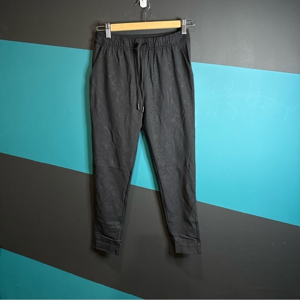 Lululemon Athletica Black Track Pants with Elastic Waistband - Picture 6 of 14